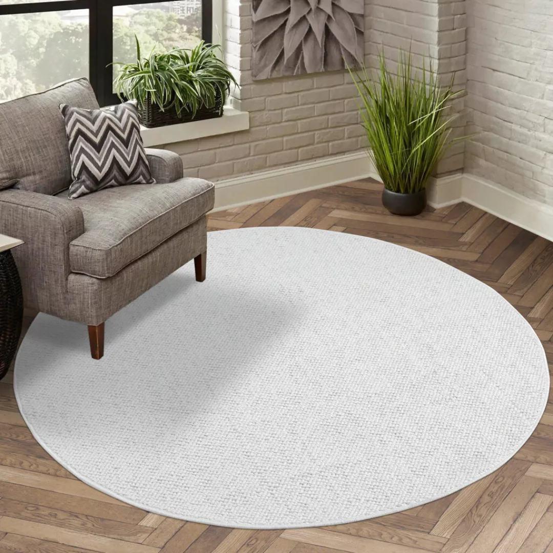 Carpet City Teppich »LINDO 8843«, rund, Kurzflor, Hochtief-Muster/ 3D-Effek günstig online kaufen
