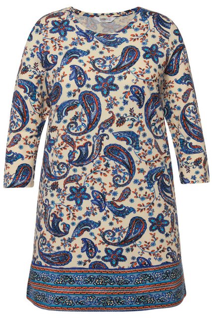 Angel of Style Longshirt Shirt-Tunika A-Linie Paisley-Muster Rundhals günstig online kaufen