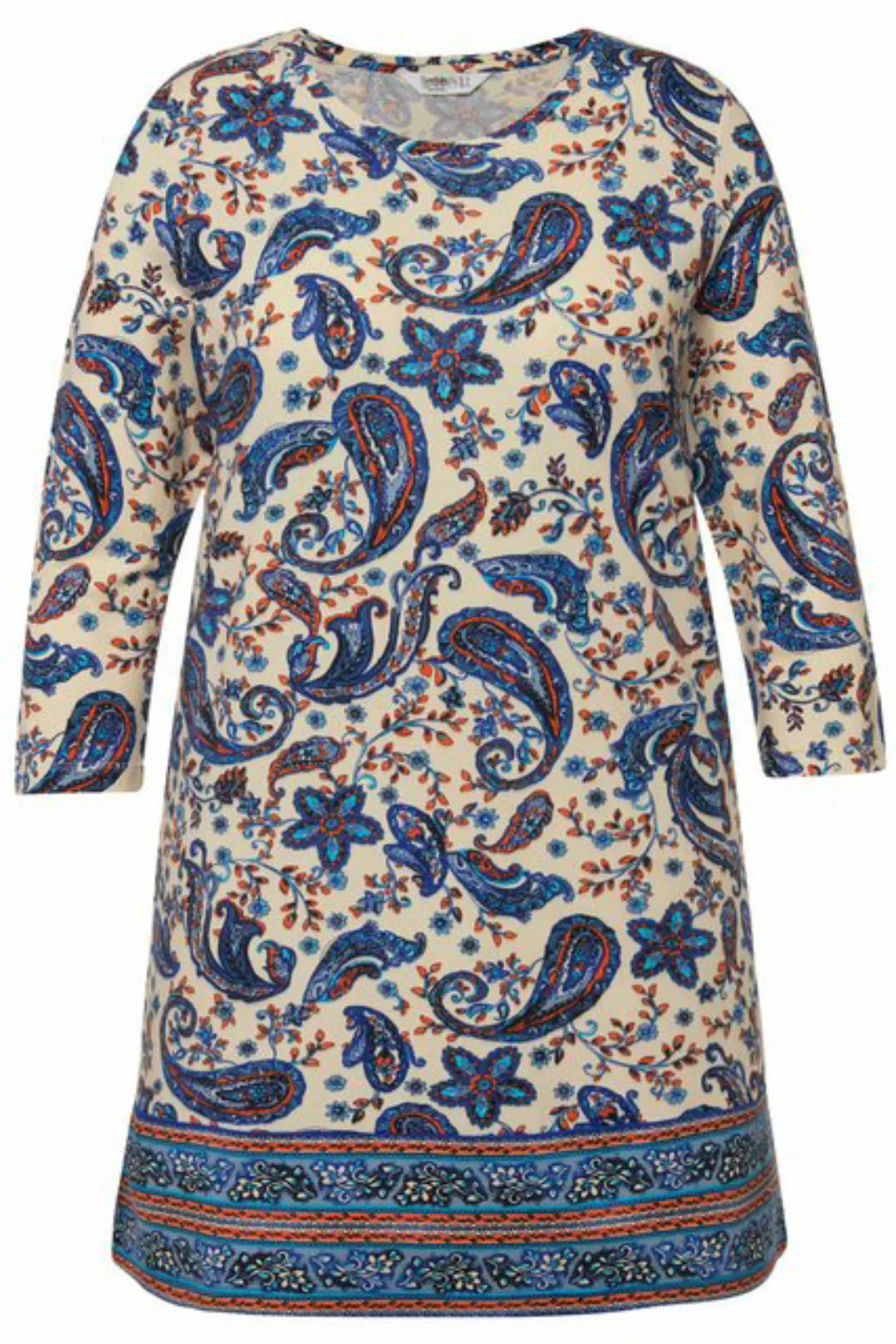 Angel of Style Longshirt Shirt-Tunika A-Linie Paisley-Muster Rundhals günstig online kaufen