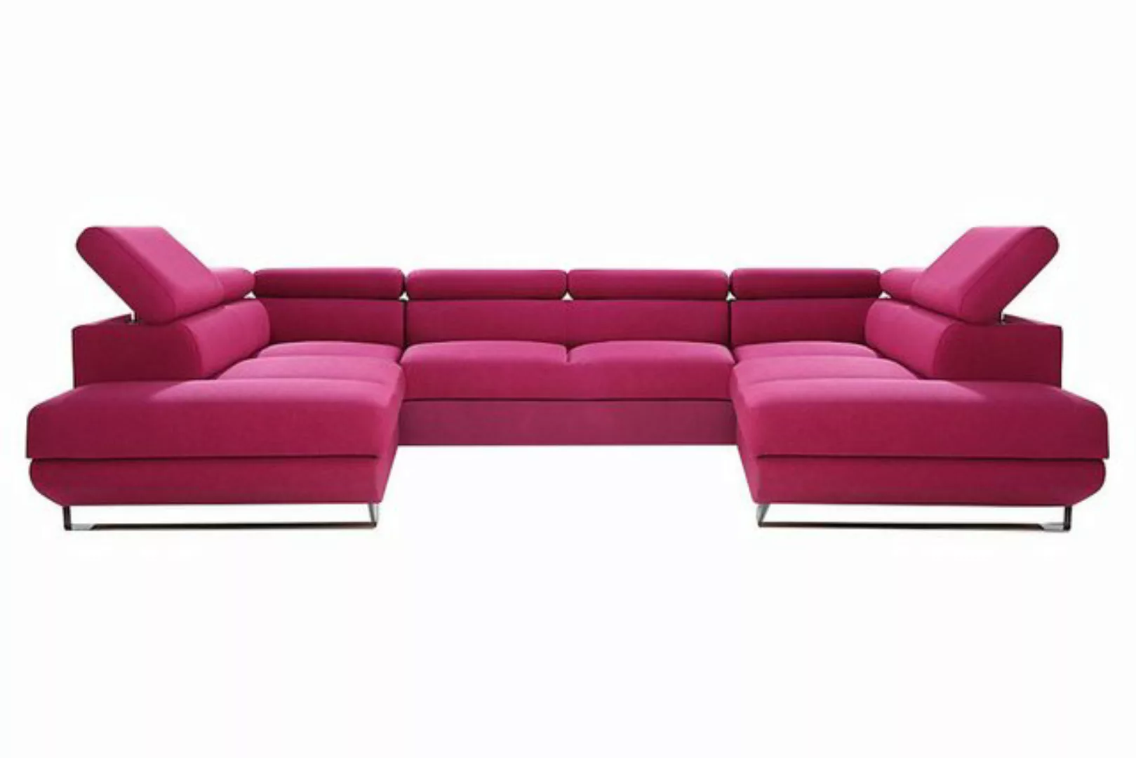 JVmoebel Ecksofa Wohnlandschaft Ecksofa Stoff U-Form Couch Design, Made in günstig online kaufen