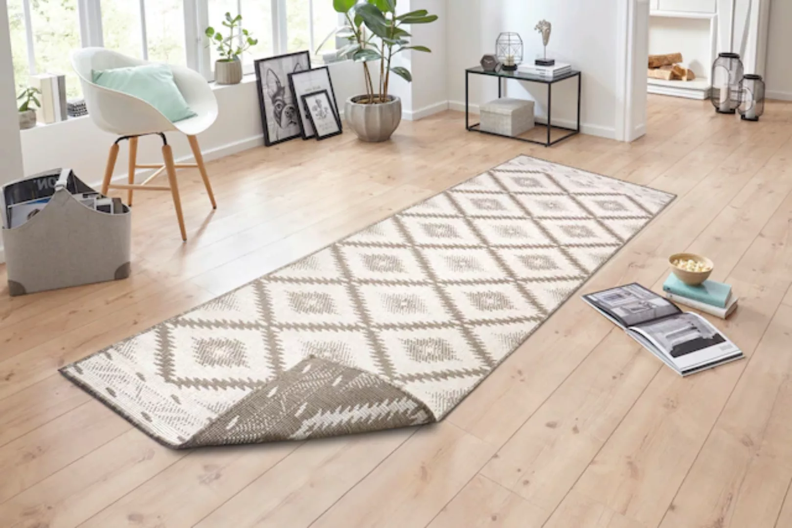 NORTHRUGS Teppich »Malibu Wendeteppich«, rechteckig, 5 mm Höhe, In-& Outdoo günstig online kaufen