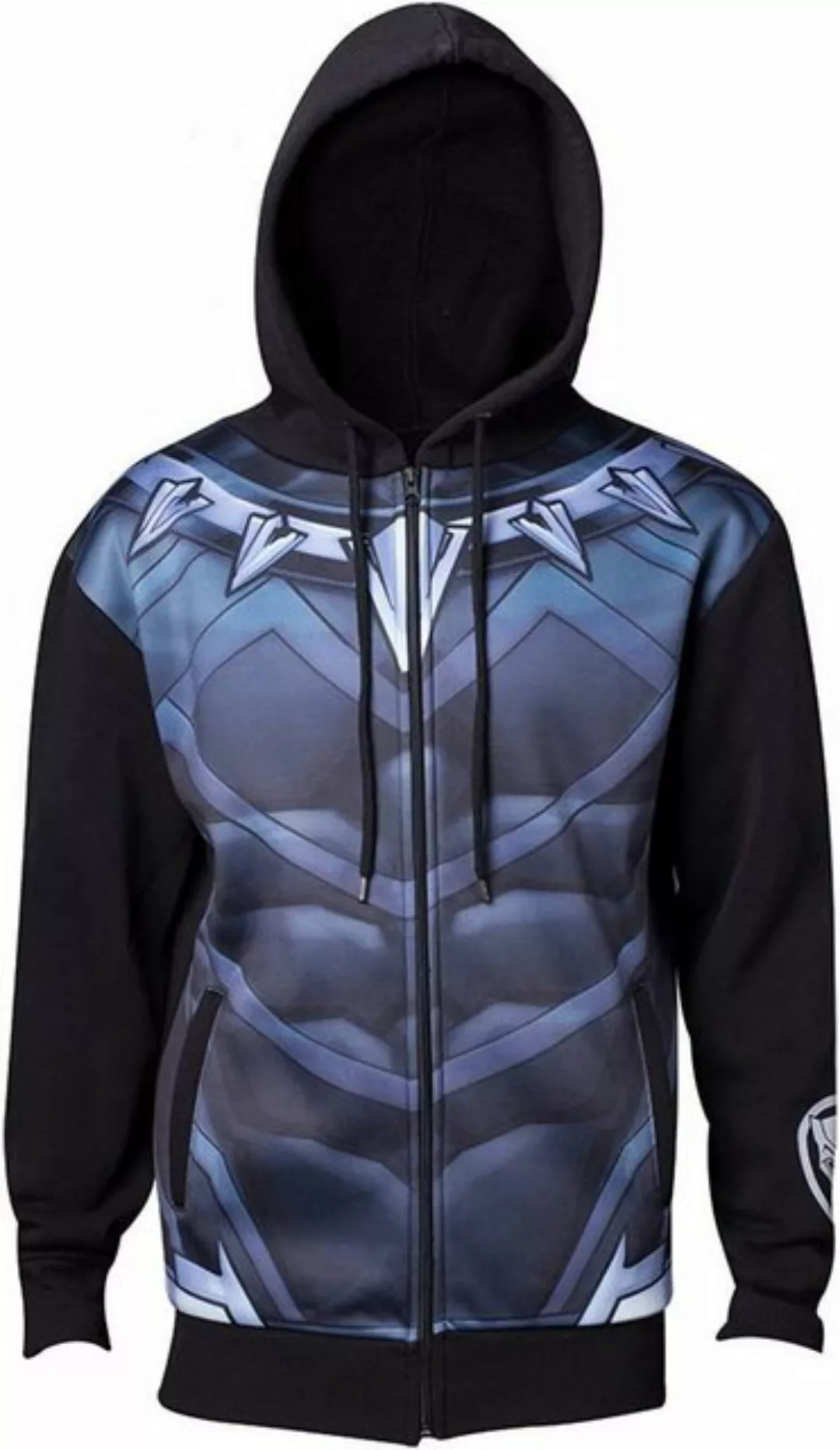 MARVEL Kapuzensweatshirt Black Panther Sweatshirt Jacke Hoodie Kapuze günstig online kaufen