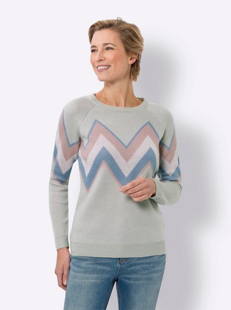 Sieh an! Strickpullover Jacquardpullover günstig online kaufen