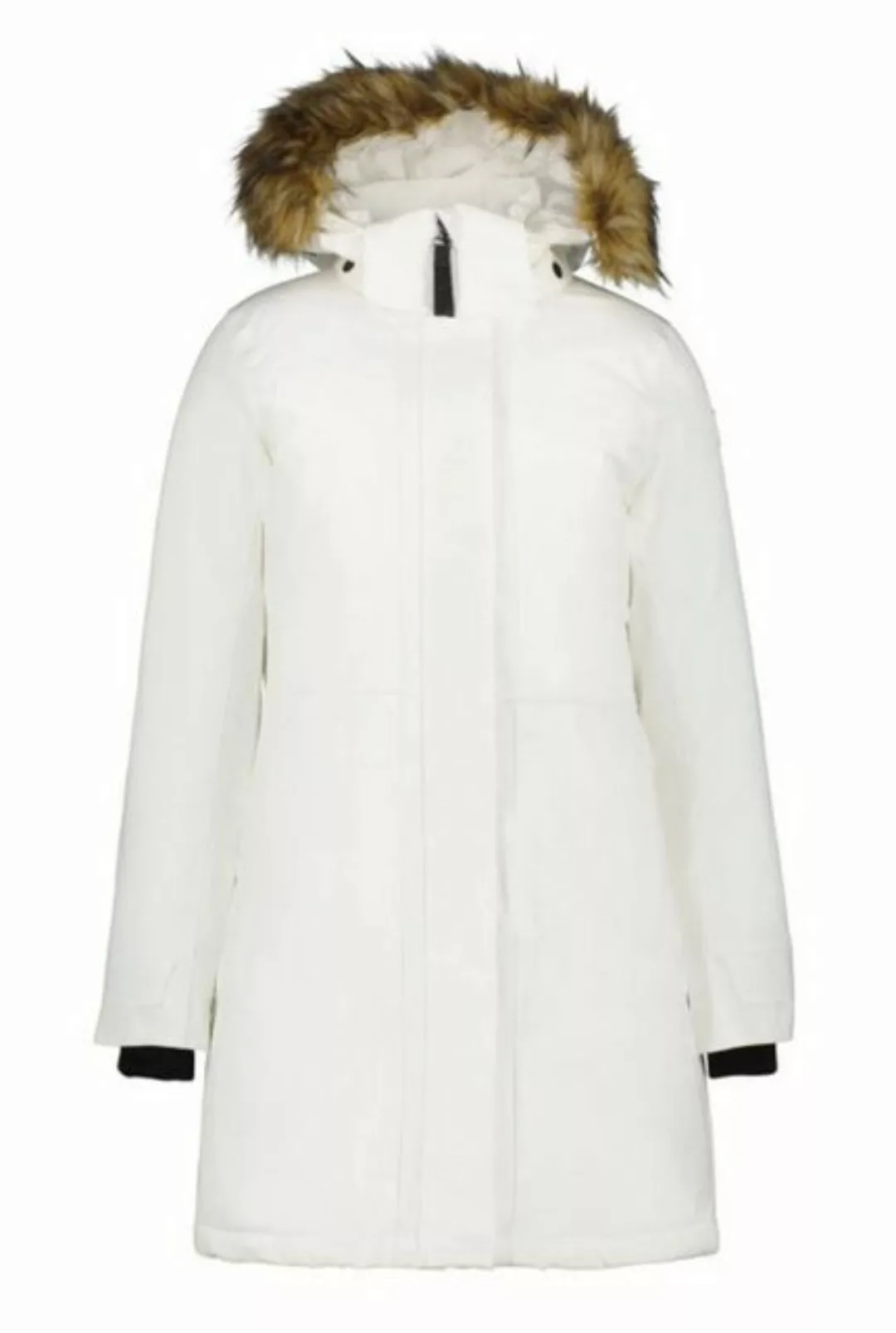 Icepeak Winterjacke Icepeak Winterparker mit Kapuzenfell Adais White 40 günstig online kaufen