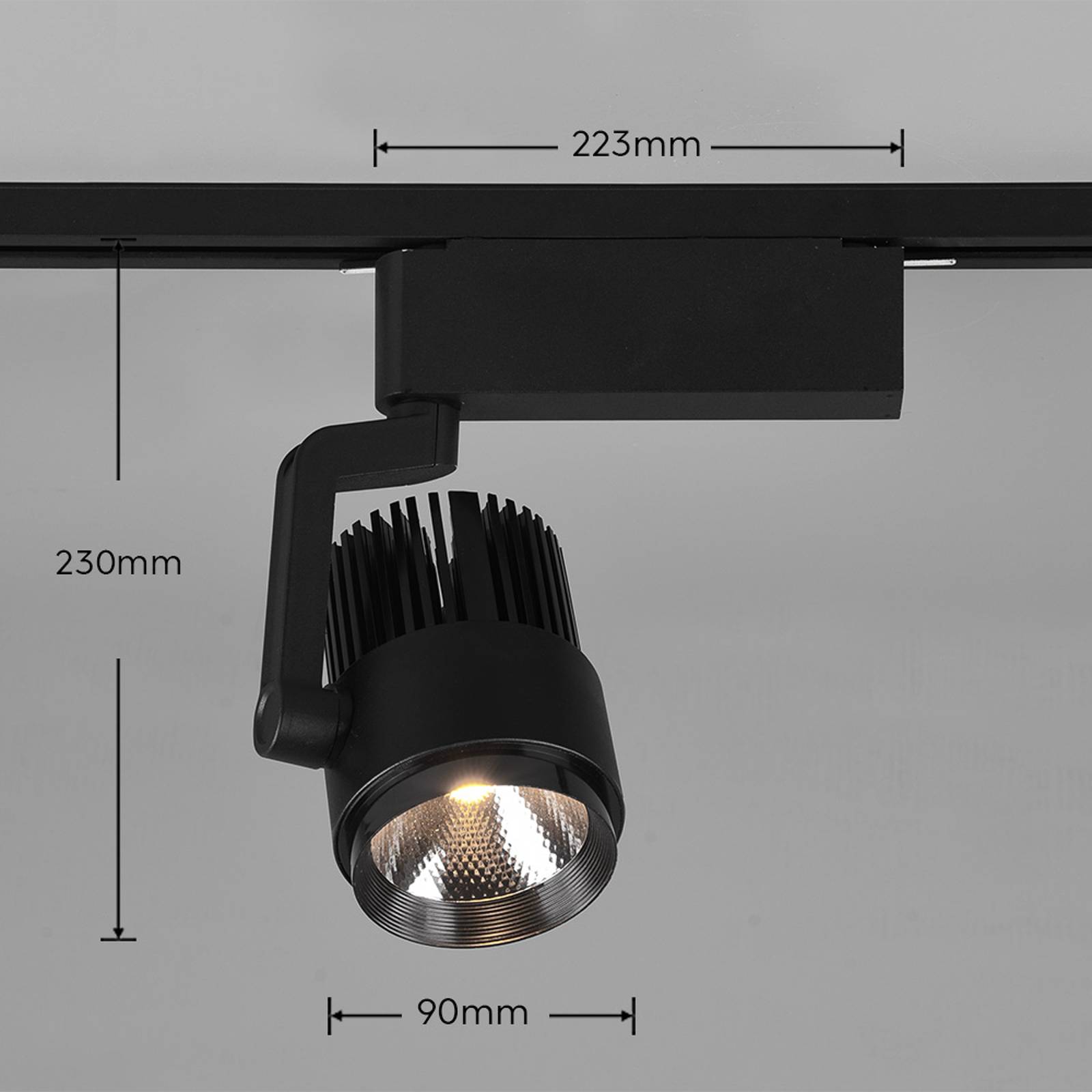 LED-Spot Radiator DUOline, CCT, schwarz matt günstig online kaufen