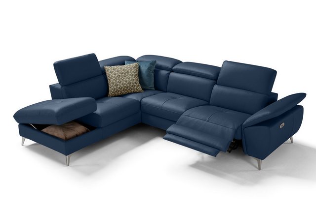 moebeloutlet.de Ecksofa Zürich Ledersofa, mit Relaxfunktion günstig online kaufen