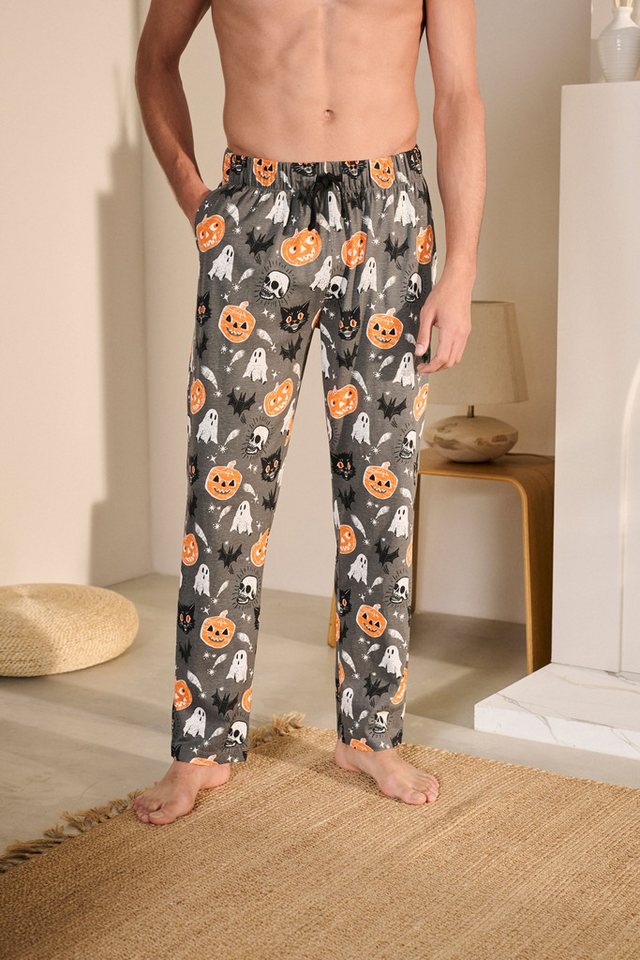 Next Pyjamahose Schlafanzughose aus Jersey, Halloween (1-tlg) günstig online kaufen