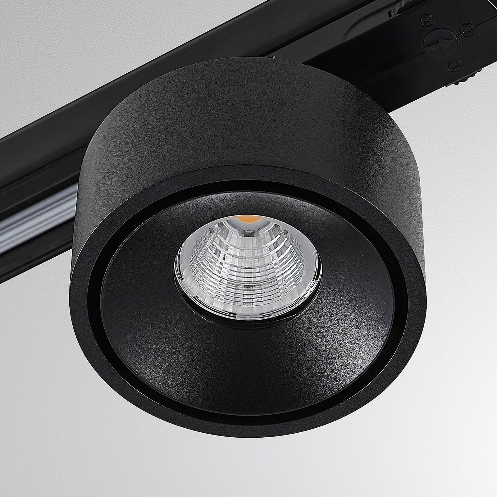 Molto Luce LED-3-Phasen-Schienenstrahler Magis, schwarz, 830 günstig online kaufen