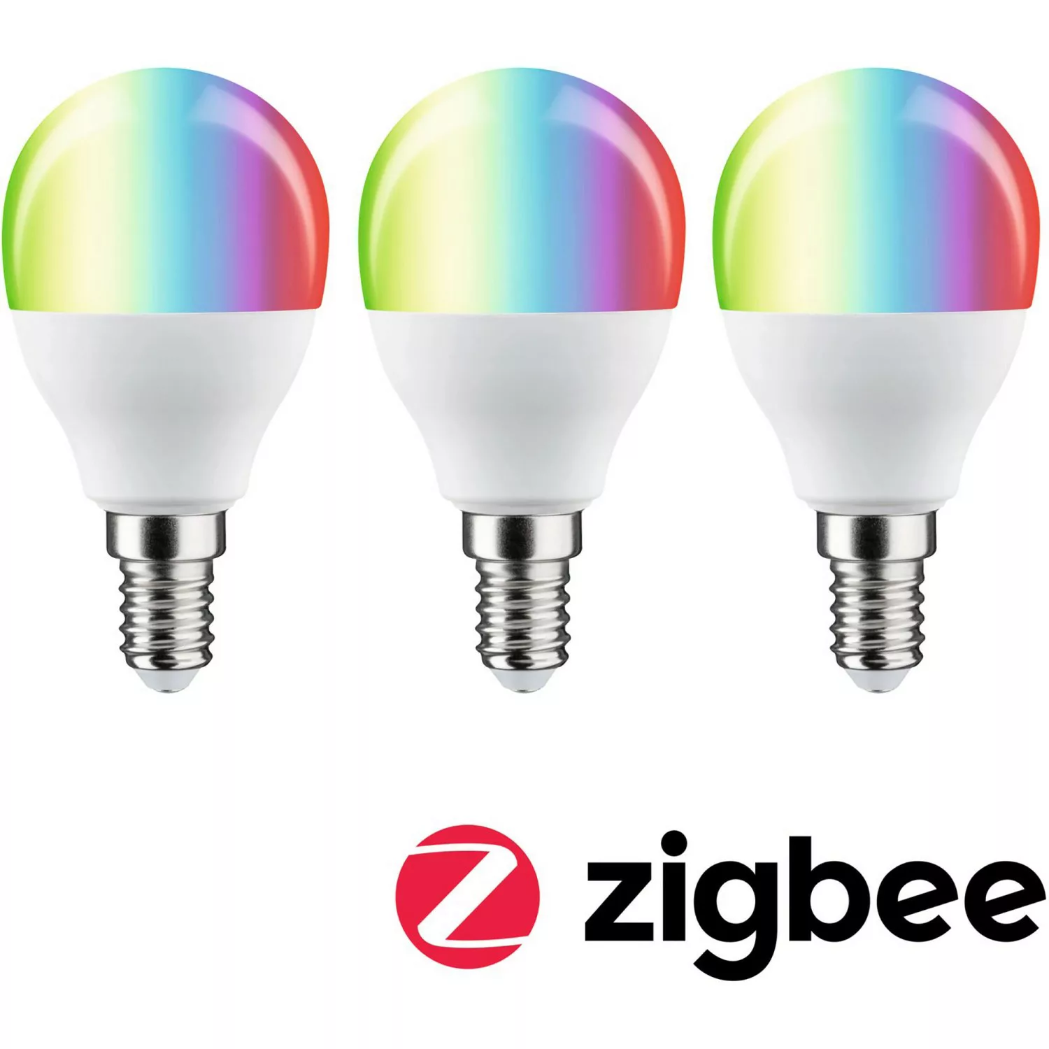 Paulmann LED-Tropfen E14 5W 470lm Zigbee RGBW 3er günstig online kaufen