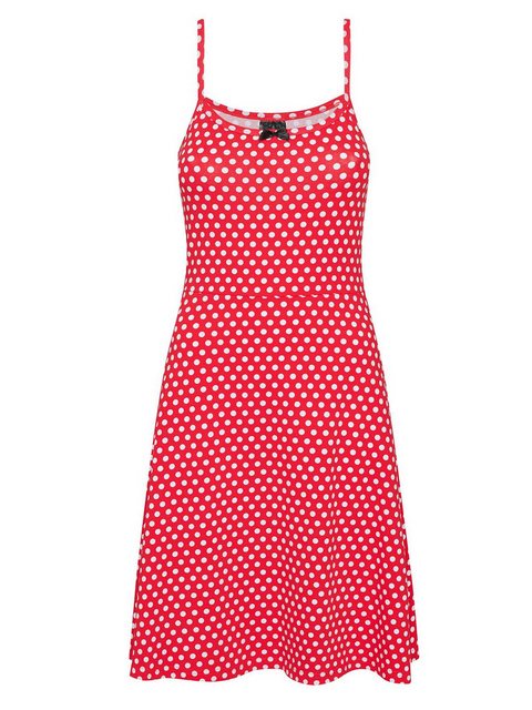 Pussy Deluxe Dotties Classic Dress female rot allover günstig online kaufen