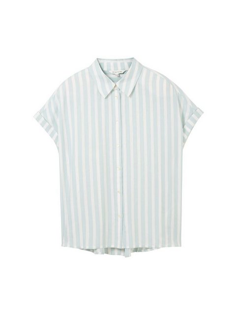 TOM TAILOR Blusenshirt striped short sleeve blouse günstig online kaufen