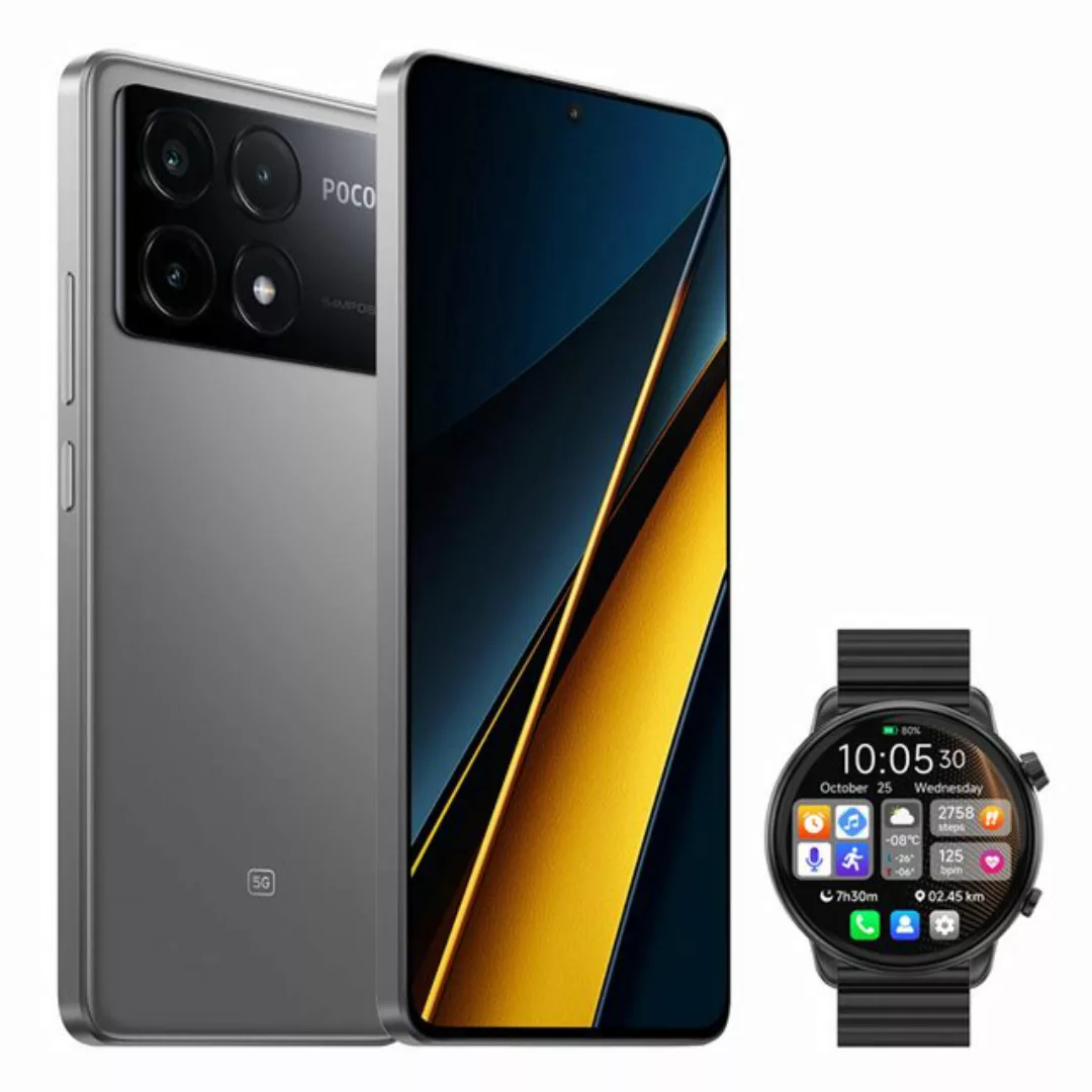 Xiaomi POCO X6 Pro 5G 12+512GB Smartphone & Smartwatch Handy (6.67 Zoll, 64 günstig online kaufen