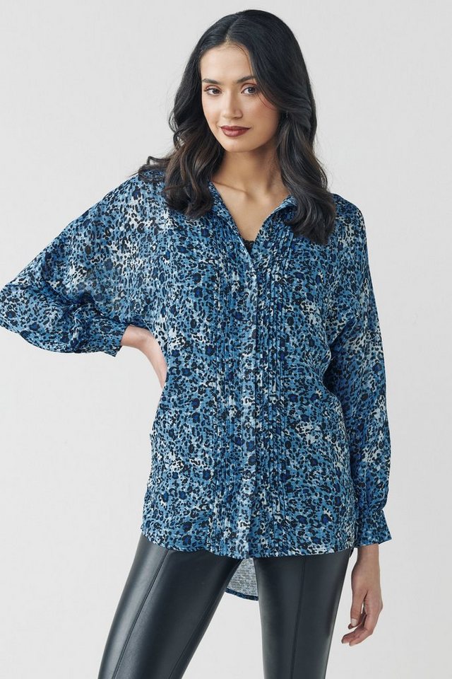 Next Langarmbluse Oversize-Bluse mit Biesen (1-tlg) günstig online kaufen