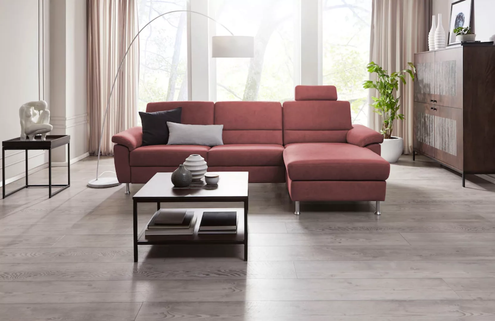 CALIZZA INTERIORS Ecksofa "Onyx L-Form", Recamiere links oder rechts, wahlw günstig online kaufen