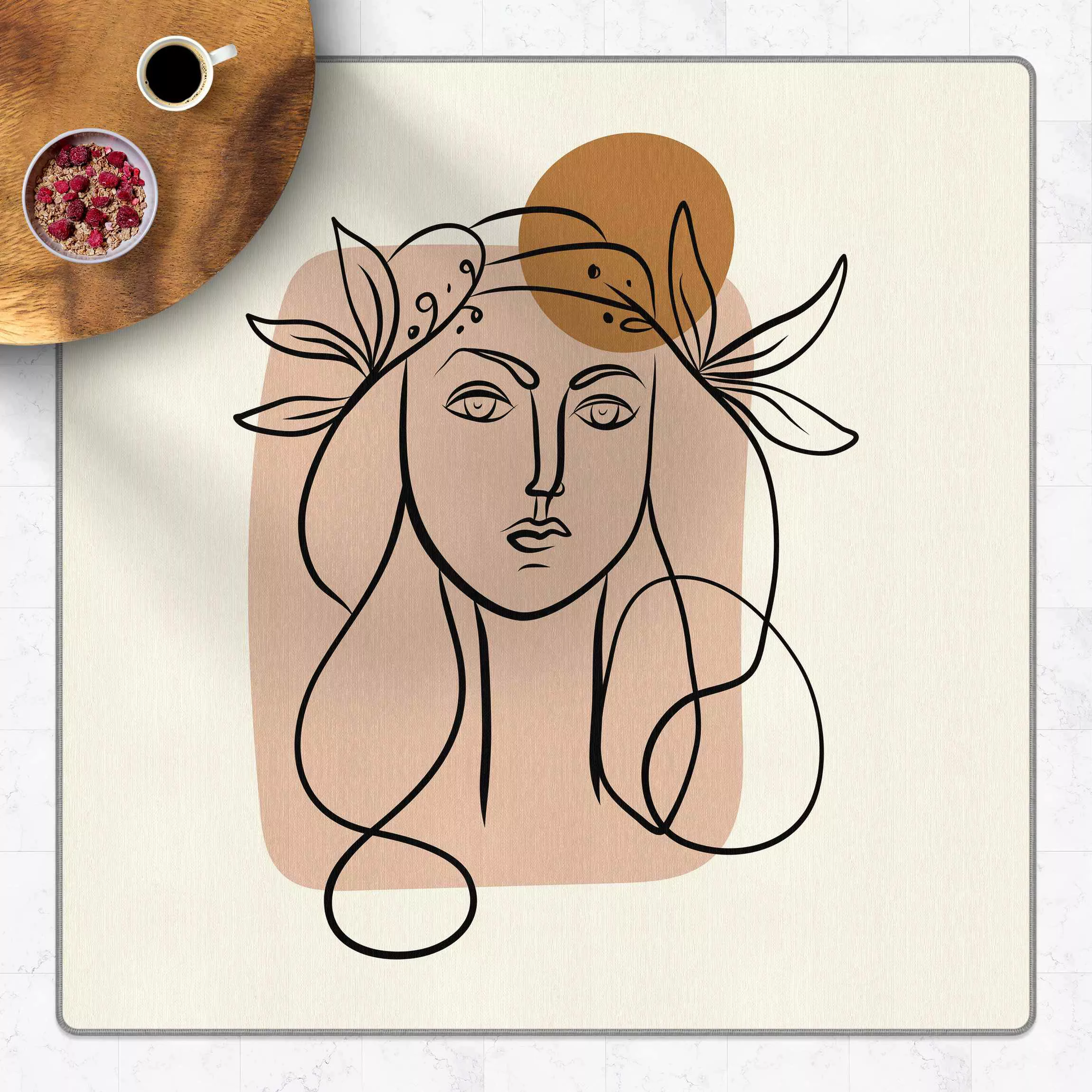 Teppich Picasso Interpretation - Die Muse III günstig online kaufen