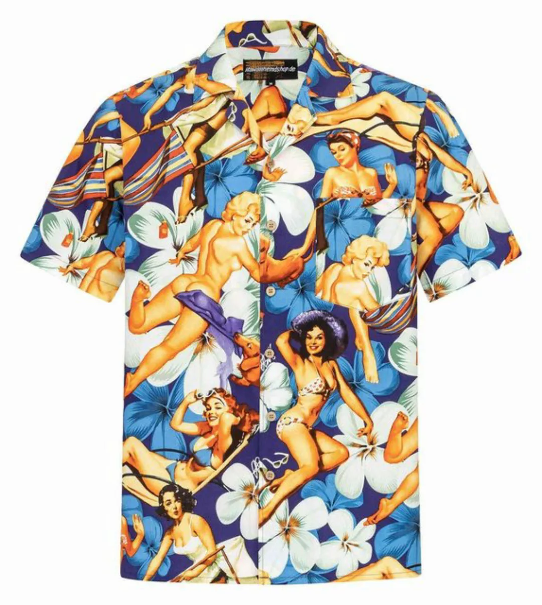 Hawaiihemdshop.de Hawaiihemd Hawaiihemdshop Hawaii Hemd Herren Baumwolle Ku günstig online kaufen