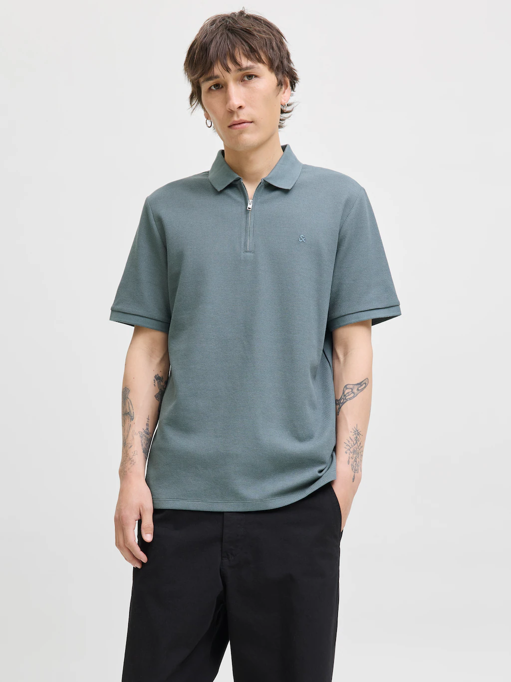 Jack & Jones Poloshirt "JJEAUSTIN ZIP POLO SS NOOS", mit Polokragen günstig online kaufen