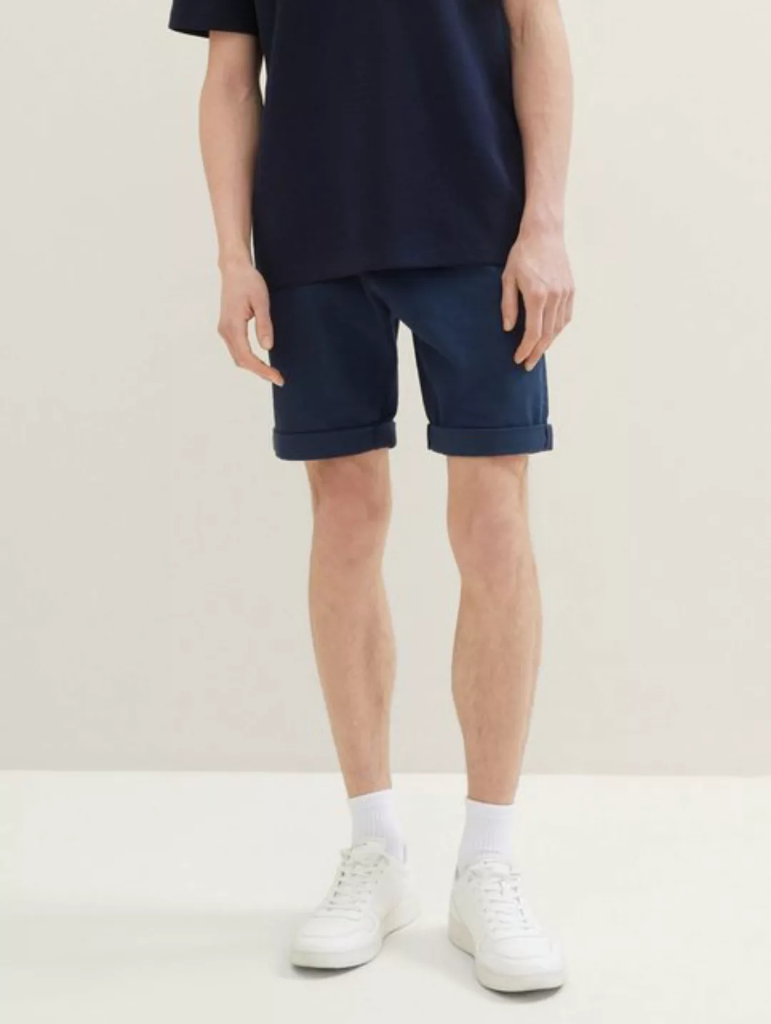 TOM TAILOR Denim Shorts Chinoshorts mit Gürtel günstig online kaufen