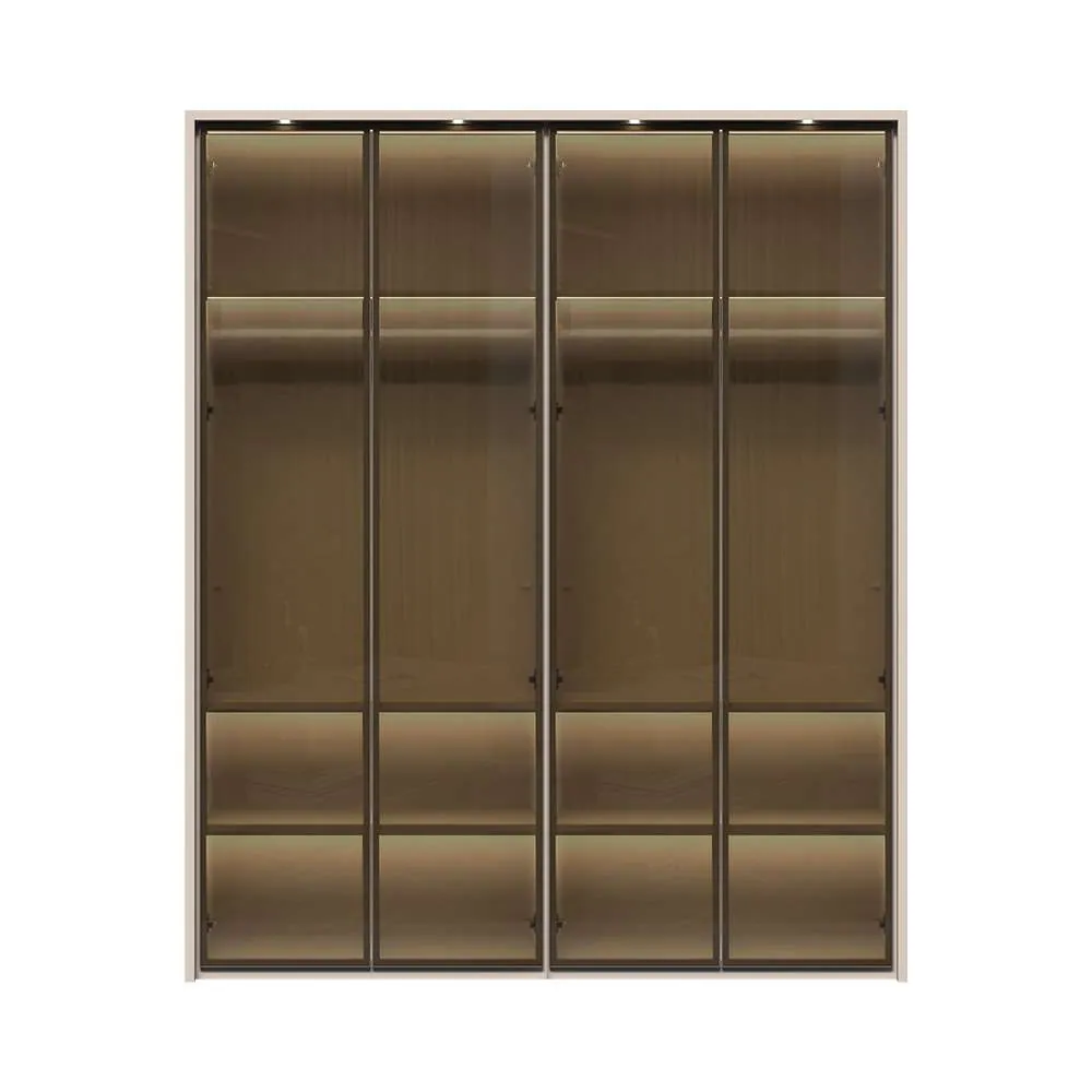 Places of Style Drehtürenschrank "Opera Parsol-Glastüren, LED-Glasbodenbele günstig online kaufen