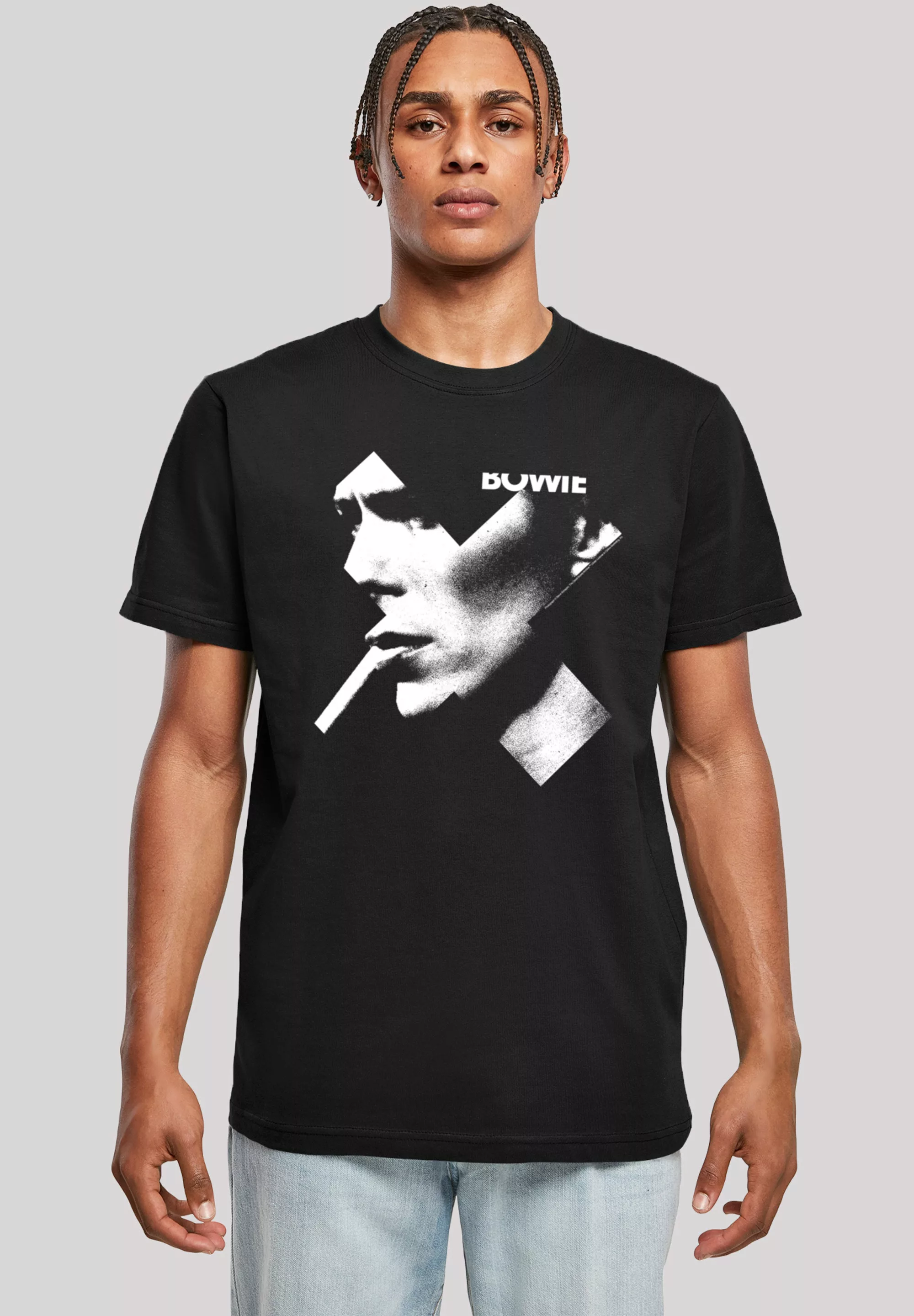 F4NT4STIC T-Shirt "David Bowie Smoke", Print günstig online kaufen