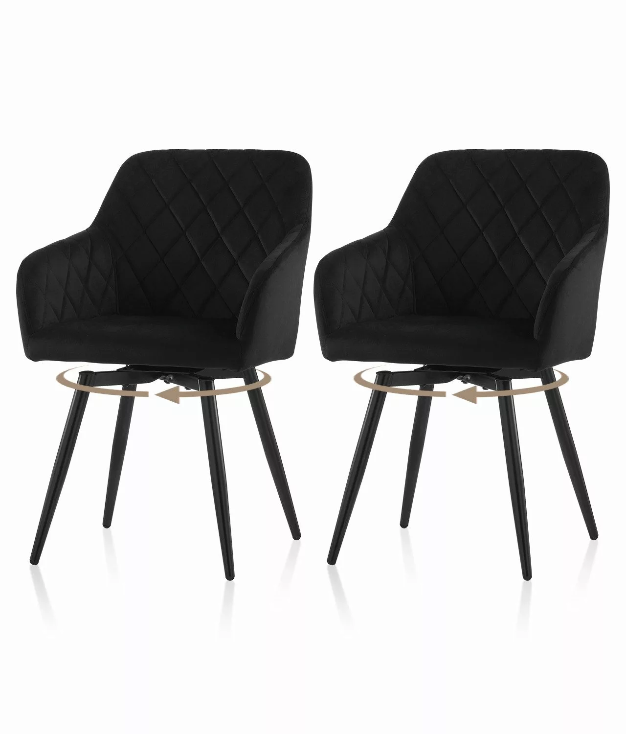 Ofcasa Esszimmerstuhl Drehstuhl (2er Set), Gepolsterter günstig online kaufen