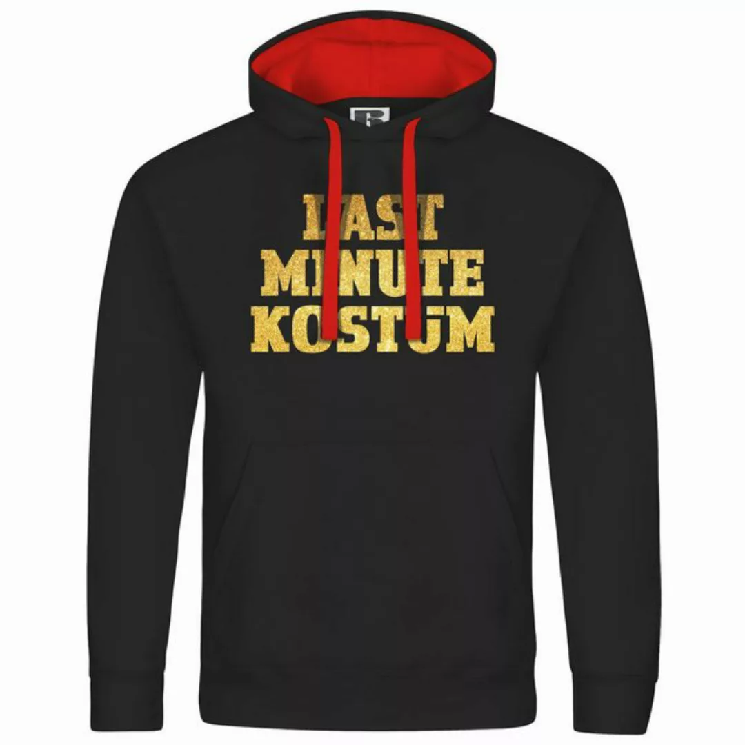 deinshirt Kapuzenpullover Herren Kapuzenpullover LAST MINUTE KOSTÜM Mit Pri günstig online kaufen