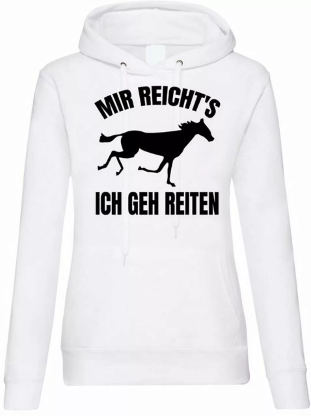 Youth Designz Kapuzenpullover Mir reichts Ich geh reiten Damen Hoodie Pullo günstig online kaufen