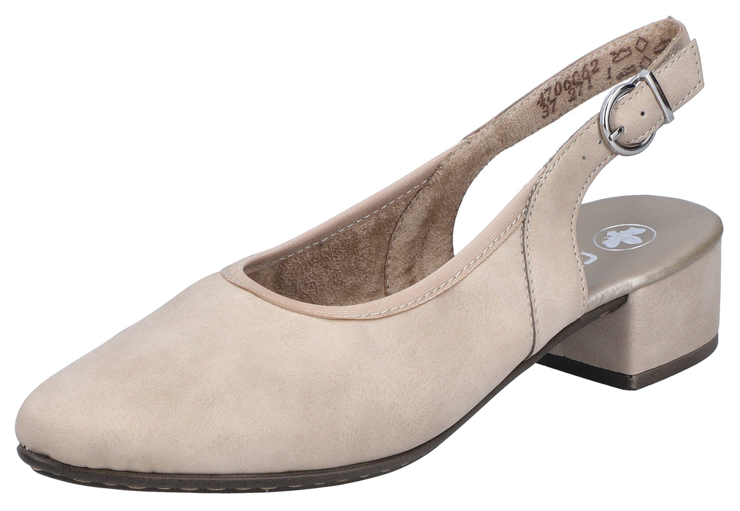 Rieker Slingpumps, Abendschuh, Sommerschuh, Blockabsatz, mit günstig online kaufen