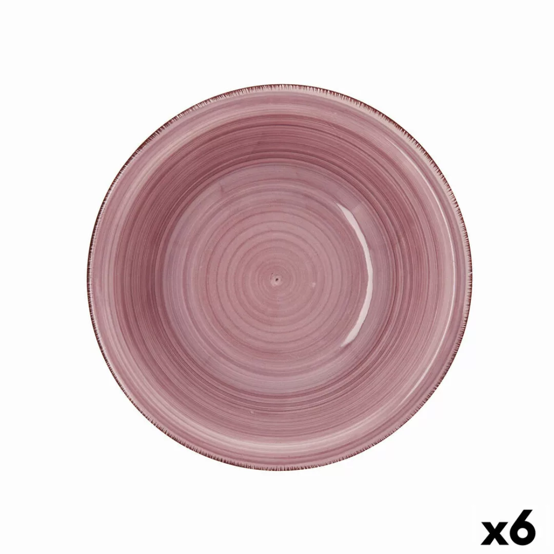 Salatschüssel Quid Vita Peoni Aus Keramik Rosa (6 Stück) (pack 6x) günstig online kaufen