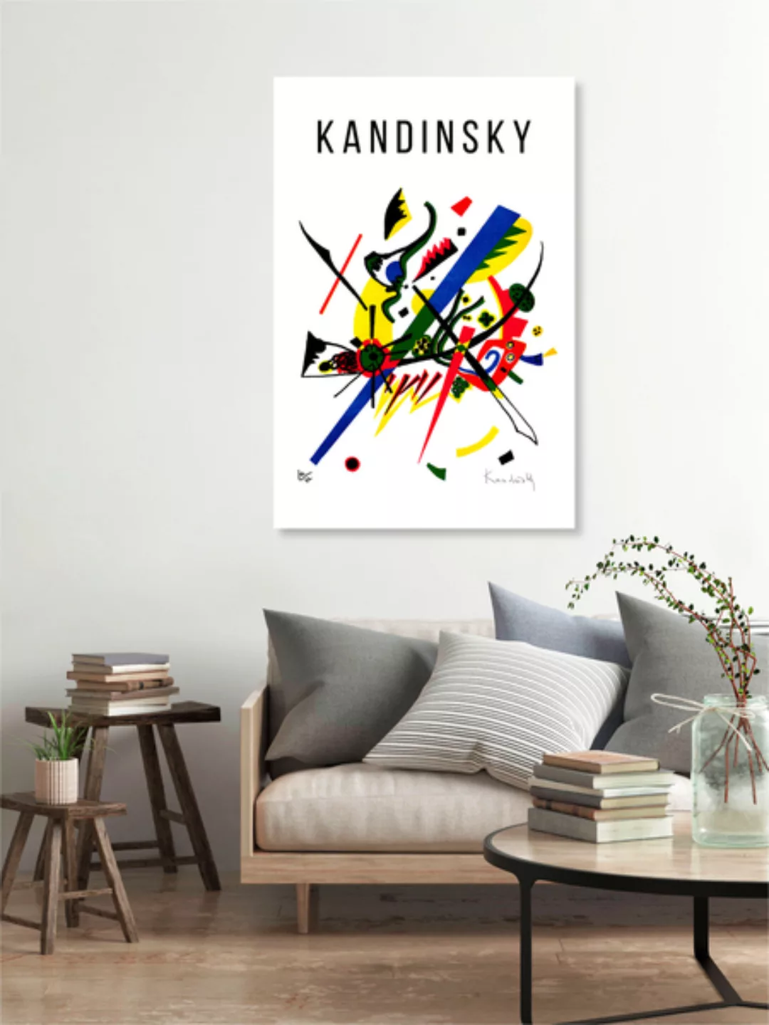 Poster / Leinwandbild - Kleine Welten I Von Wassily Kandinsky günstig online kaufen