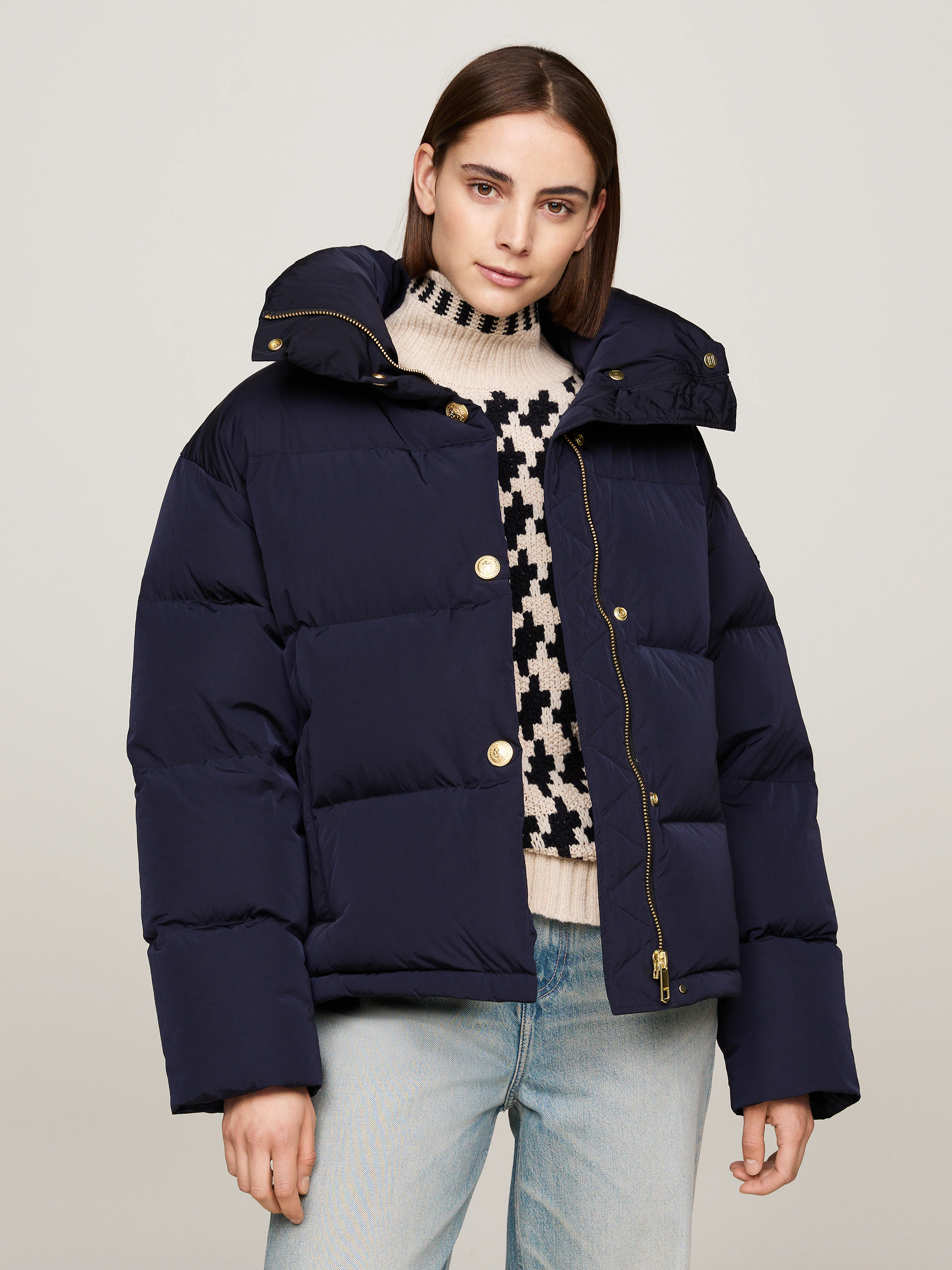 Tommy Hilfiger Steppjacke, mit Logorpägung günstig online kaufen