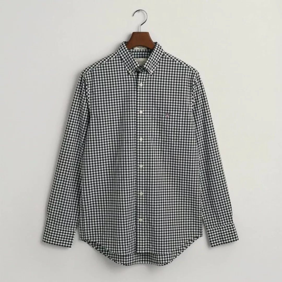 Gant Langarmhemd 3000120 Herren Regular Poplin Gingham Hemd günstig online kaufen