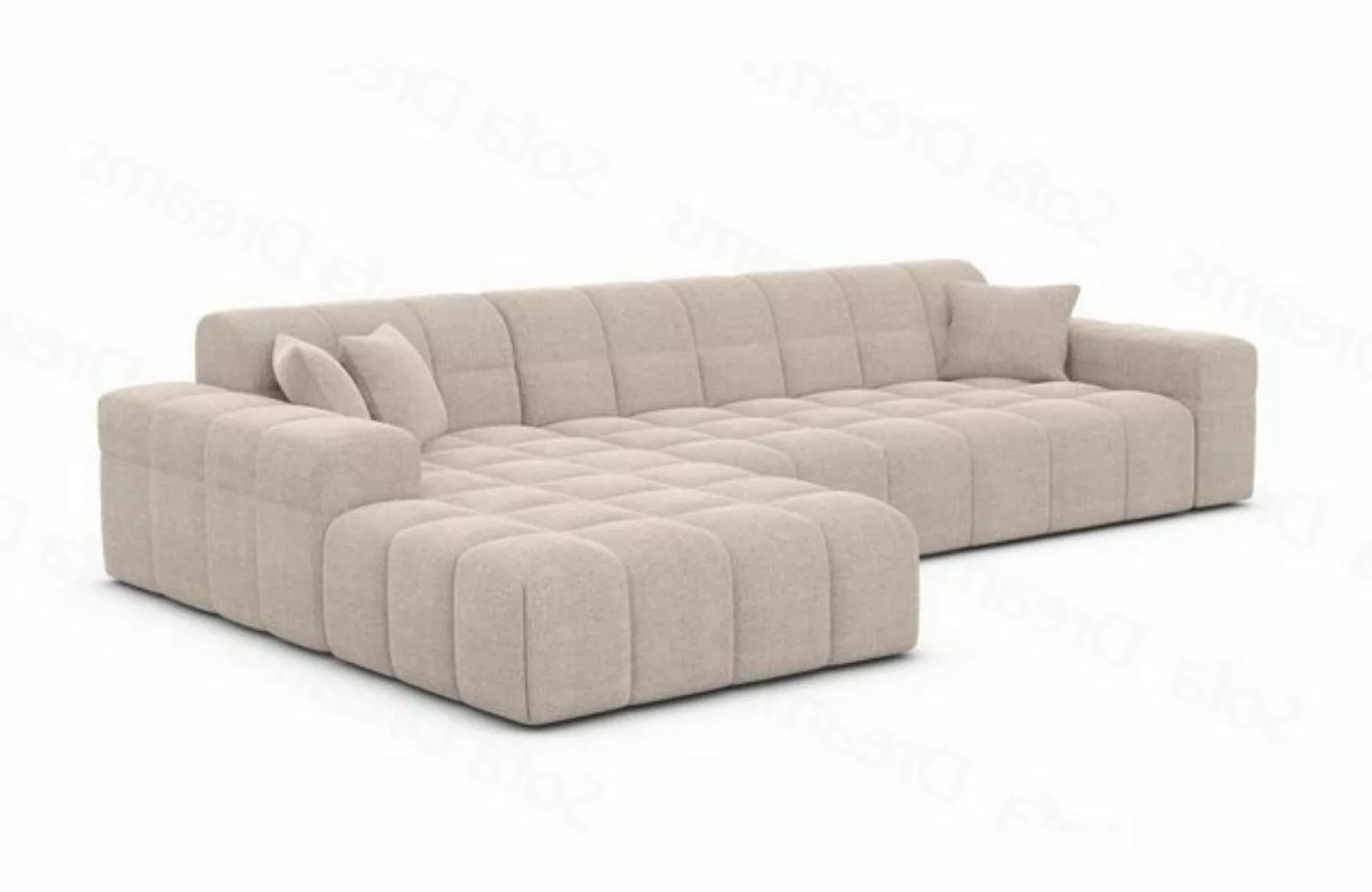 Sofa Dreams Ecksofa Stoffsofa Ibiza L Form kurz Stoff Modern Eckcouch Sofa günstig online kaufen