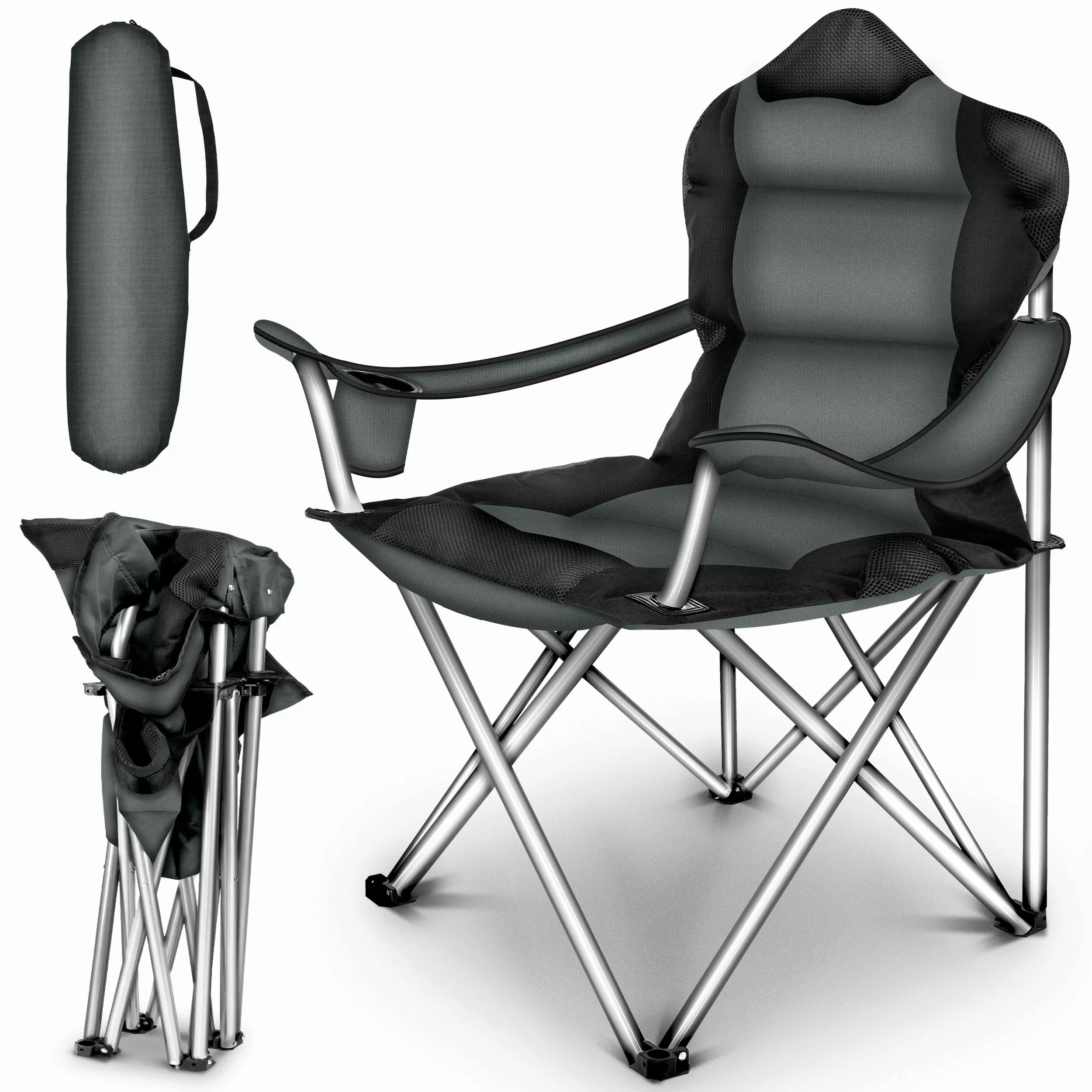 TRESKO Campingstuhl faltbar bis 150 kg günstig online kaufen