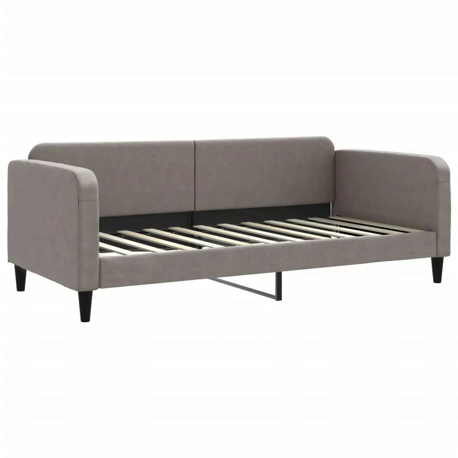 vidaXL Gästebett Tagesbett Taupe 90x200 cm Stoff Gästebett Gästecouch Gäste günstig online kaufen