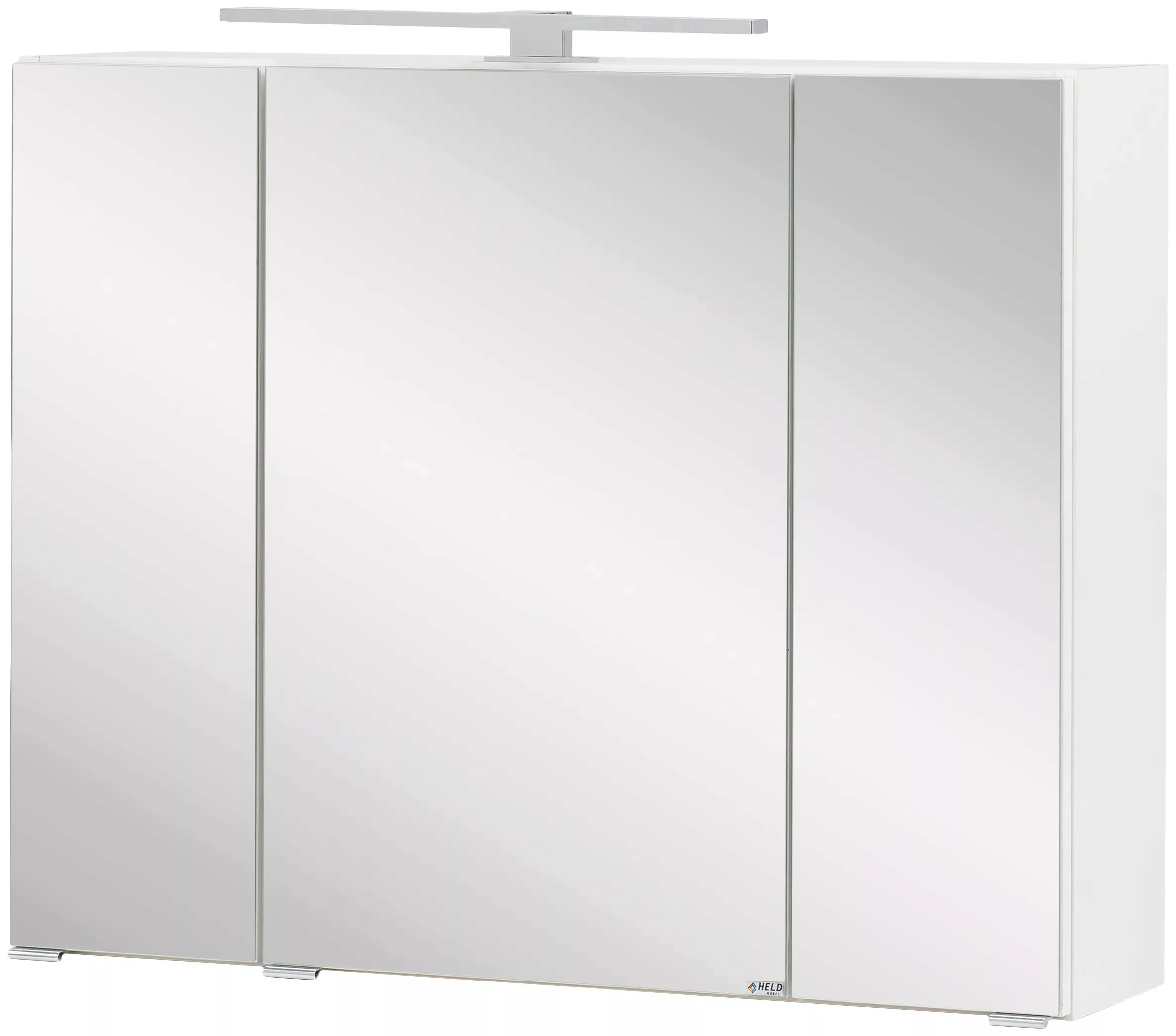 welltime Spiegelschrank "Kaunas", 80 cm breit, Soft-Close-Funktion günstig online kaufen