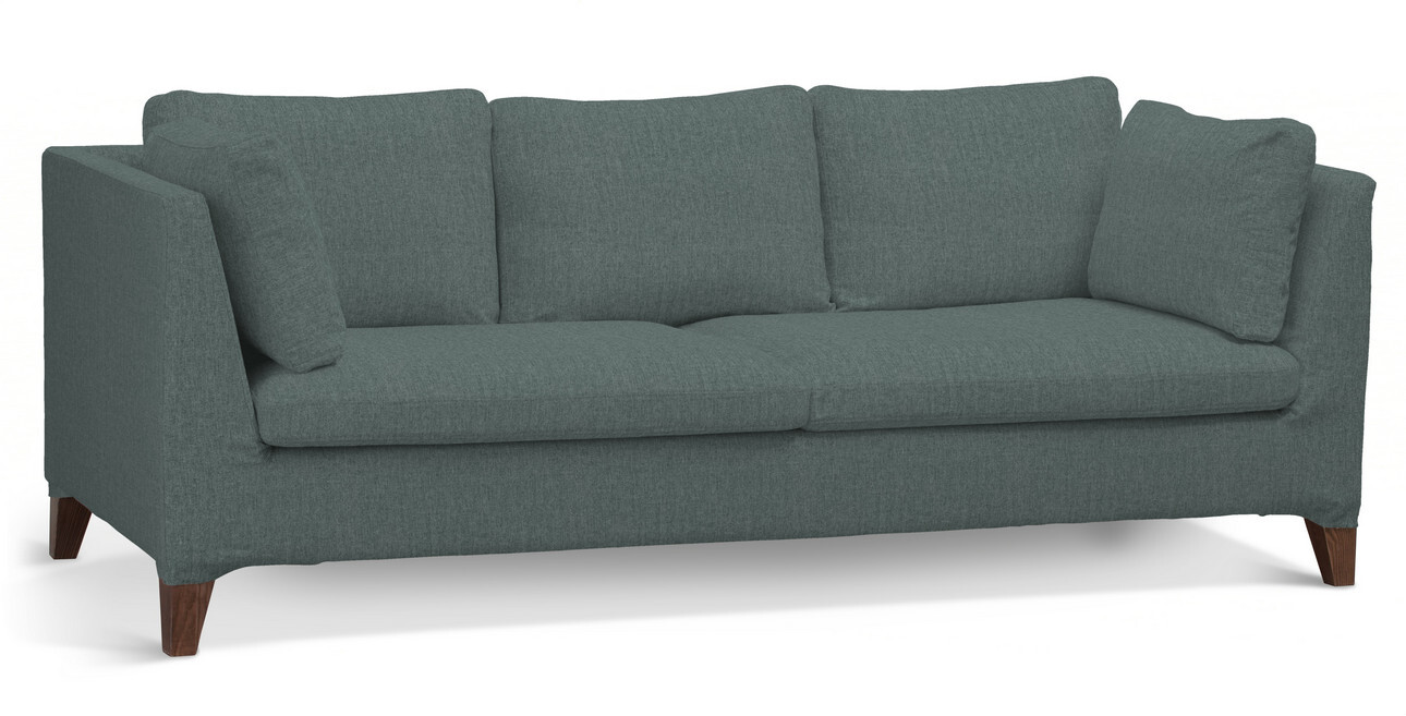 Bezug für Stockholm 3-Sitzer Sofa, grau- blau, Stockholm 3-Sitzer, City (70 günstig online kaufen