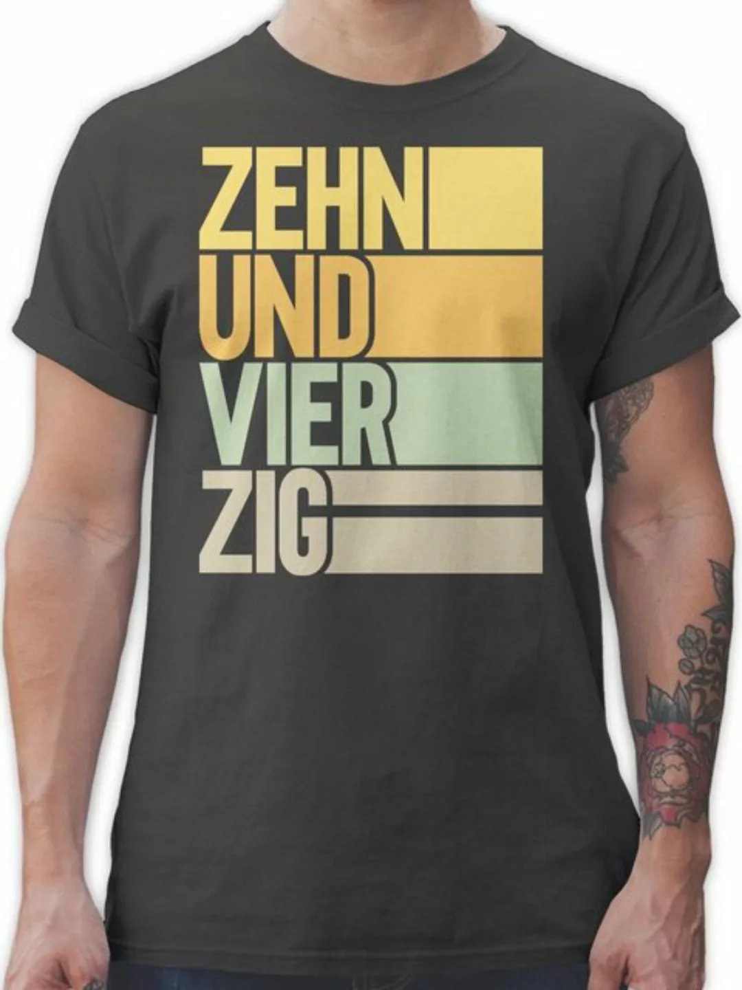 Shirtracer T-Shirt Zehnundvierzig 50. Geburtstag günstig online kaufen