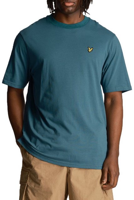 Lyle & Scott T-Shirt Baumwolle, Mit Logo Und Rundhalsausschnitt günstig online kaufen