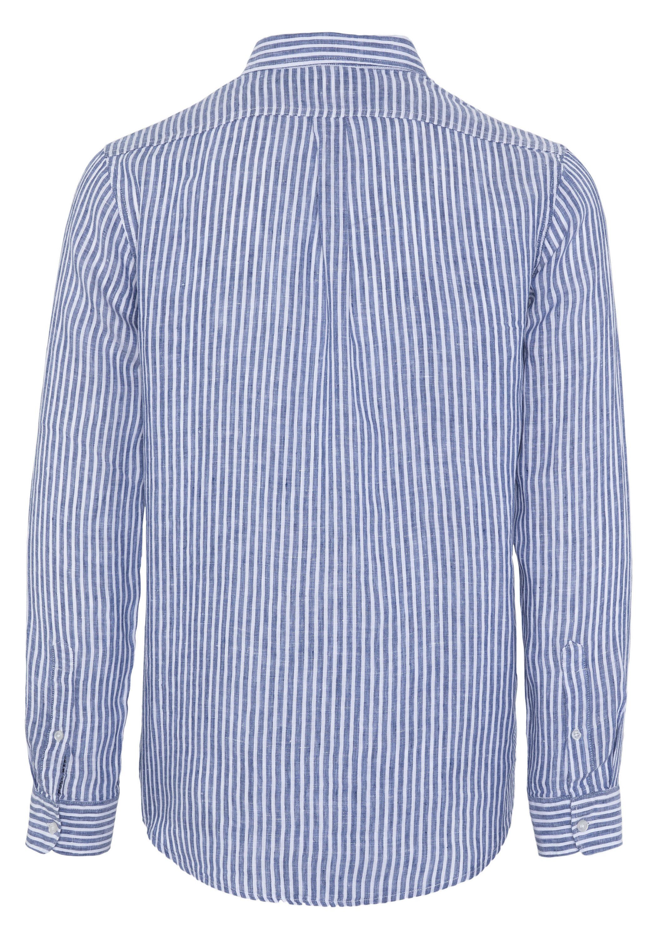 Polo Sylt Langarmhemd mit Label-Stickerei günstig online kaufen
