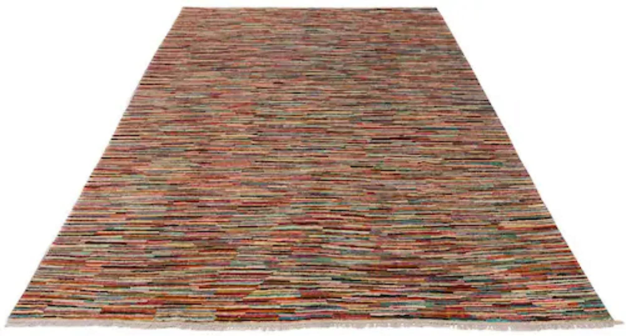 morgenland Wollteppich »Streifen Multicolore 288 x 200 cm«, rechteckig günstig online kaufen