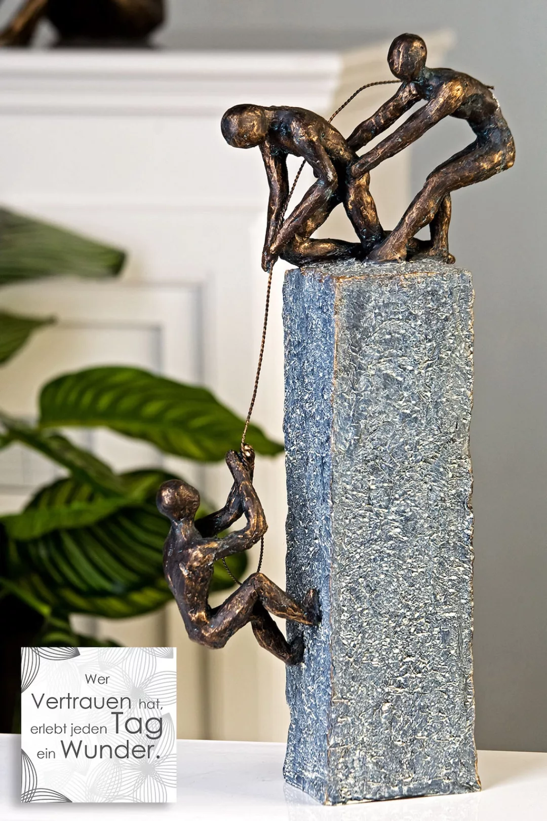 Casablanca by Gilde Dekofigur »Skulptur Assistance«, Dekoobjekt, Höhe 43 cm günstig online kaufen