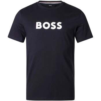 BOSS  T-Shirt Contrast Logo RN T-Shirt Black günstig online kaufen