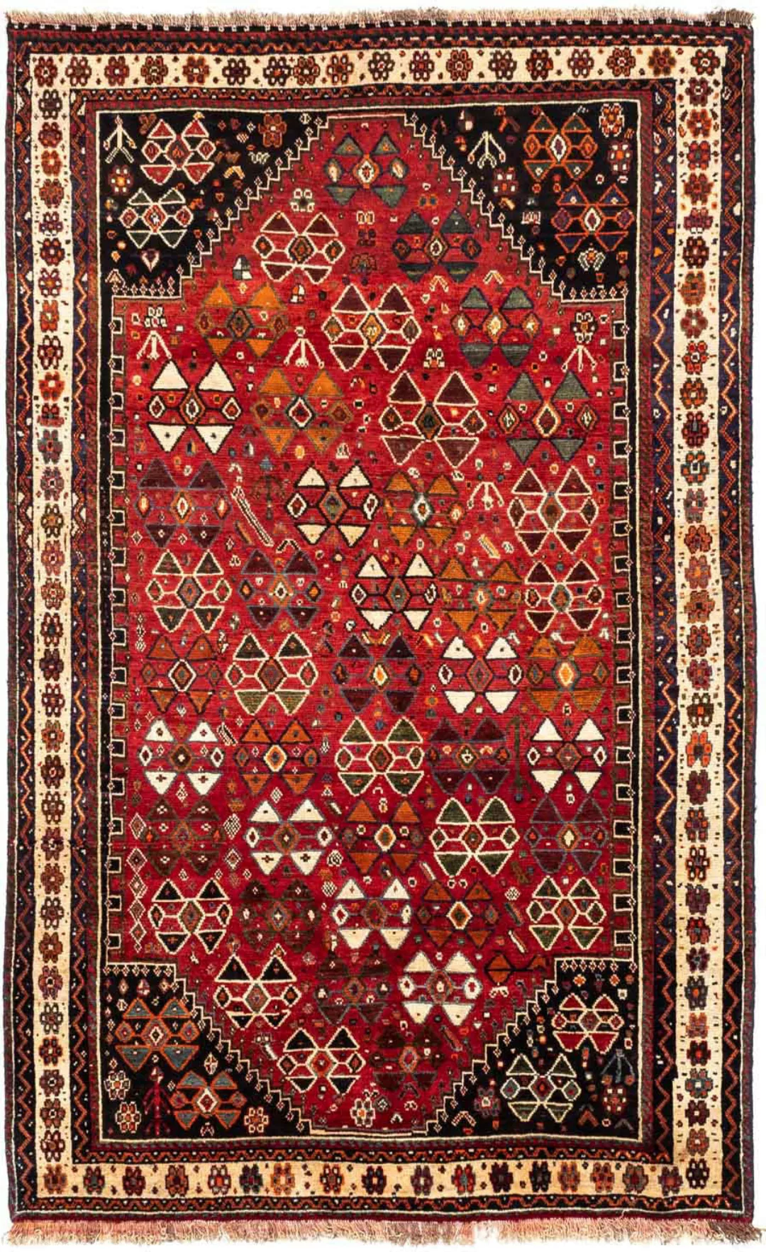 morgenland Wollteppich »Ghashghai Medaillon 270 x 175 cm«, rechteckig, Unik günstig online kaufen