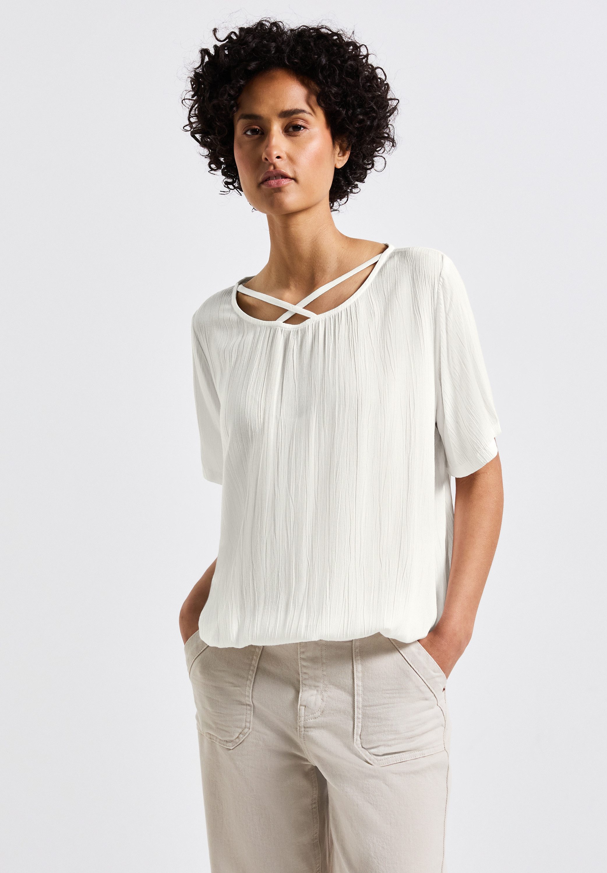 STREET ONE Shirtbluse, aus softer Viskose günstig online kaufen