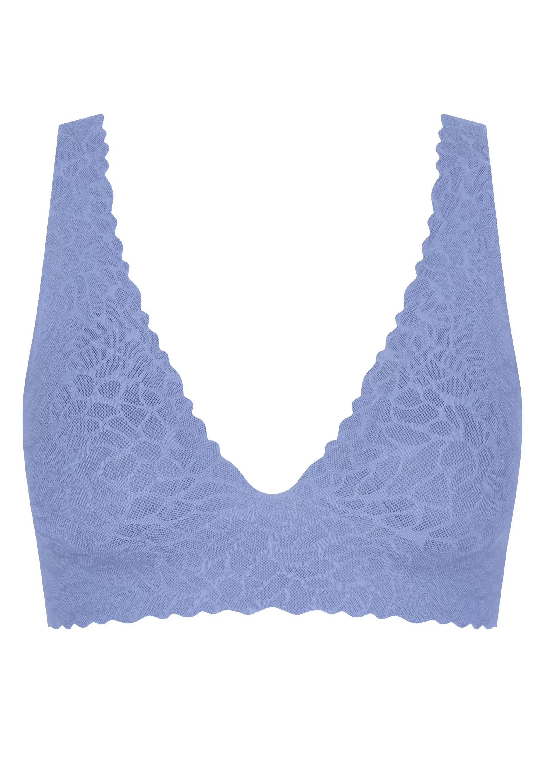 sloggi Bralette "Zero Feel Lace 2.0 Top", leicht gepolsterte Cups, abgerund günstig online kaufen