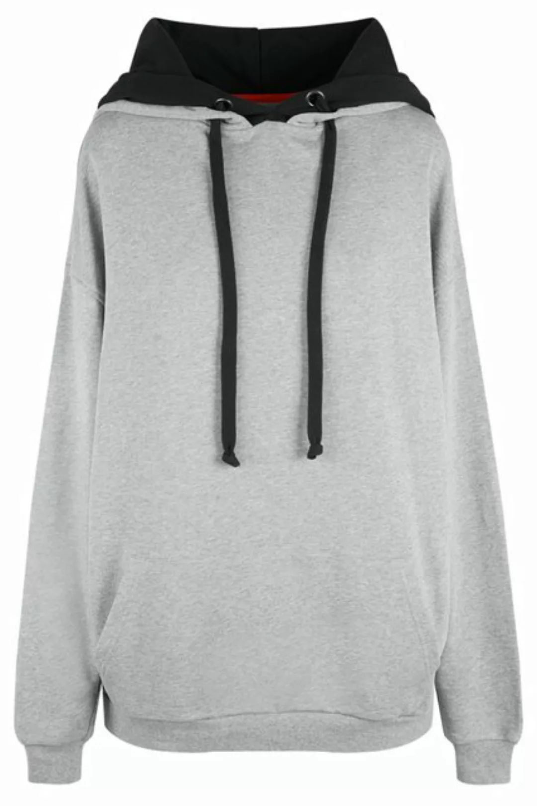 ILAY Lit Hoodie Val, Oversize Hoodie, Double Cap, Melange Kängurutasche günstig online kaufen