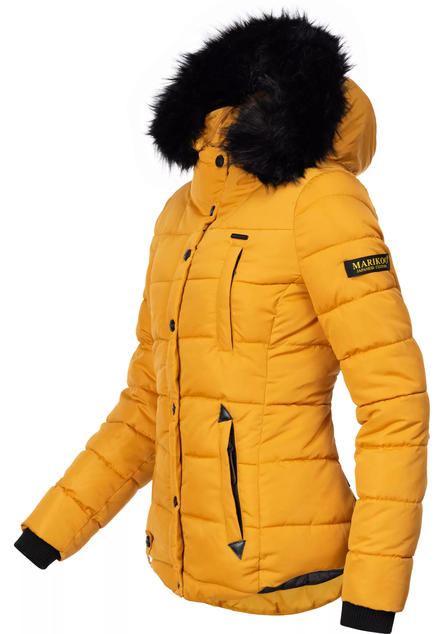 Marikoo Steppjacke "Lotusblüte", mit Kapuze, hochwertige Winter Jacke mit e günstig online kaufen