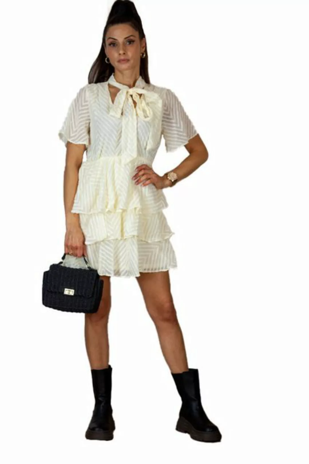 Lelü Fashion Sommerkleid Kleid mit Volant durch die Vielzahl an Volants ein günstig online kaufen