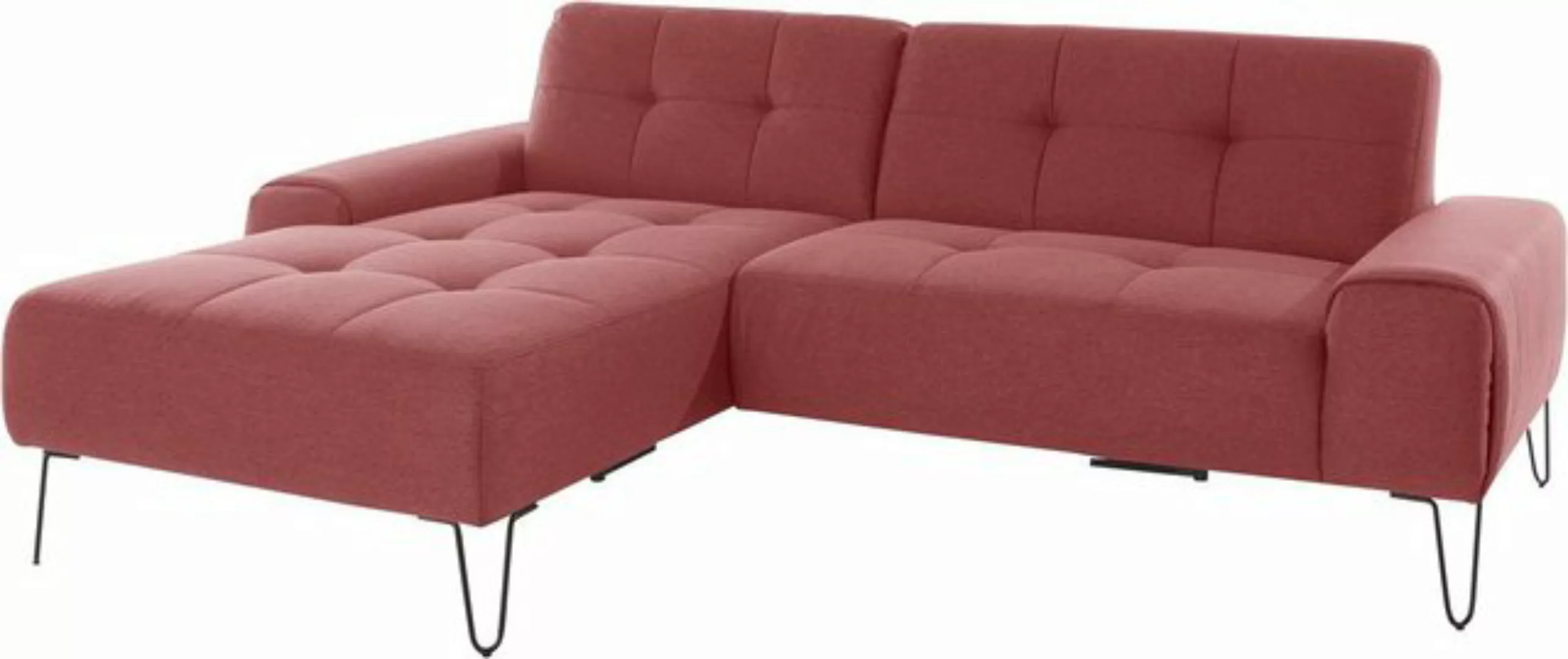 exxpo - sofa fashion Ecksofa Taranto, aktuelles Design trifft Sitzkomfort, günstig online kaufen